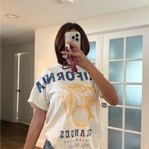 California Oranges Graphic Tee - White